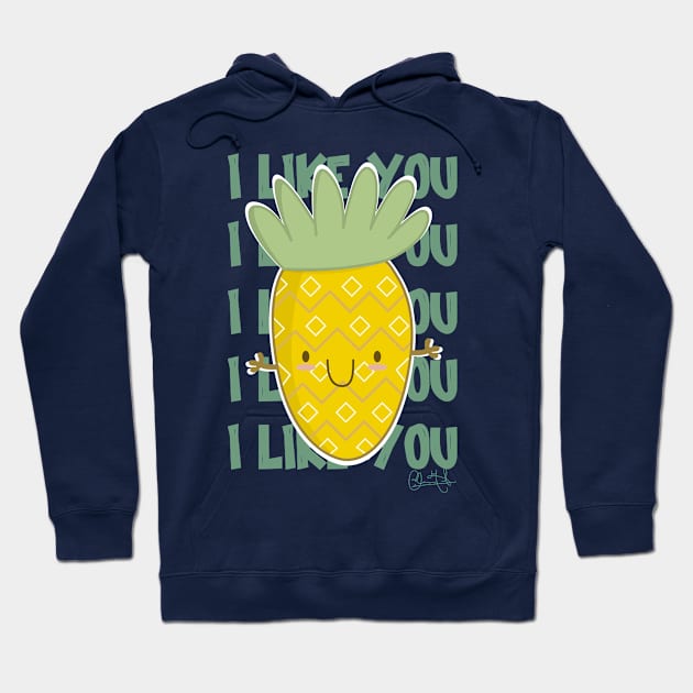 I LIKE YOU 2 Hoodie by OscarinDesign